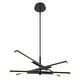 preview thumbnail 5 of 33, Modern Tiered Linear Sputnik Chandelier Warm Light 3000K Integrated LED Chandelier
