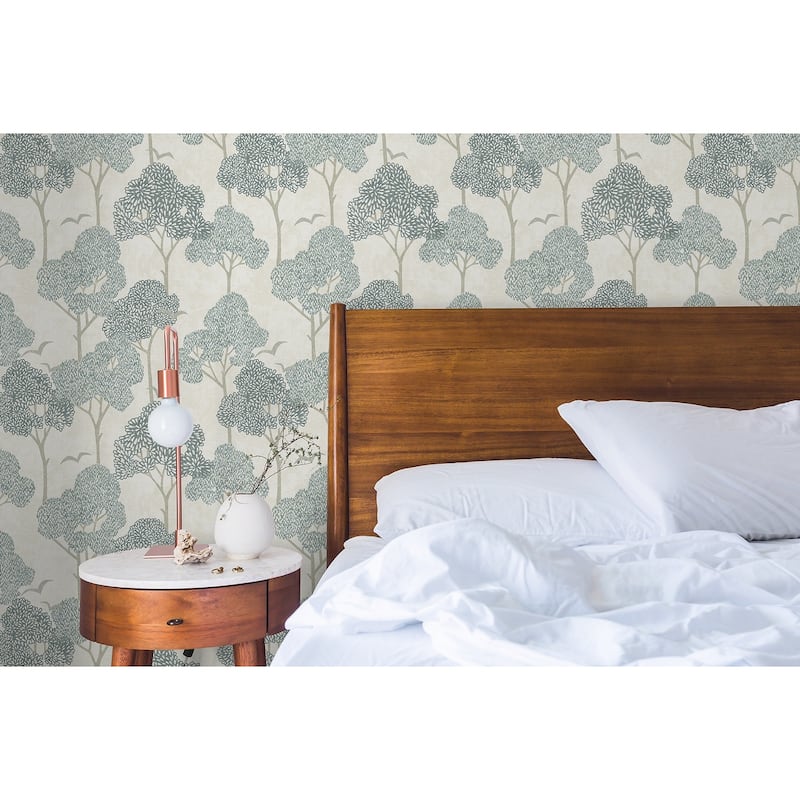 Millie Blue Peel and Stick Wallpaper