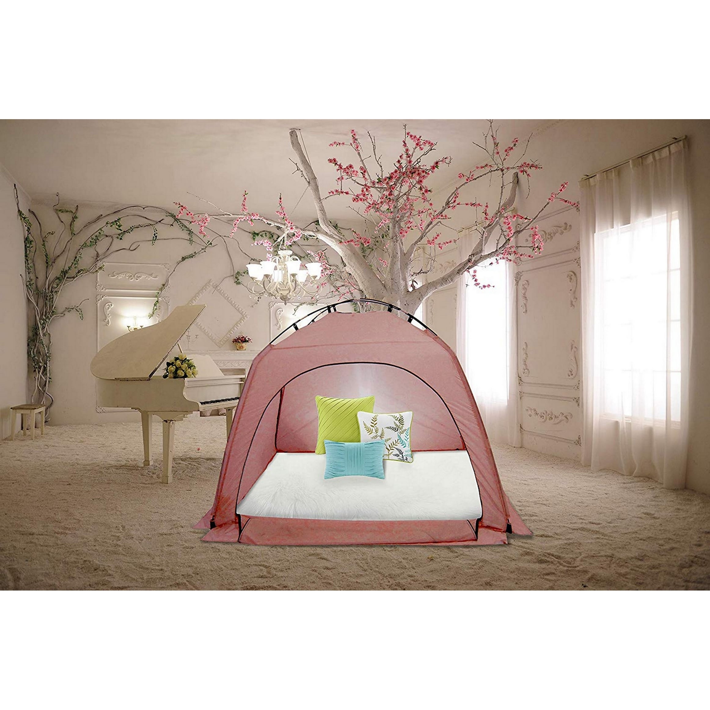 Privacy Play Tent on Bed Warm Sleep Bed Tent for Kids Indoor Use