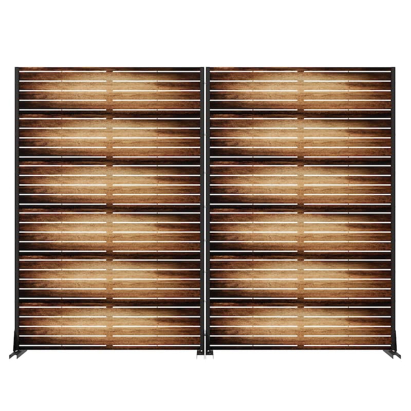 Outdoor Metal Privacy Screen Fence Panel