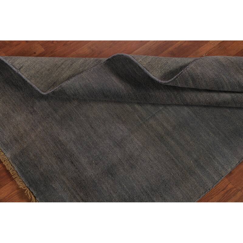 Modern Gabbeh Oriental Foyer Rug Hand-Knotted Wool Carpet - 3'4" x 5'0"