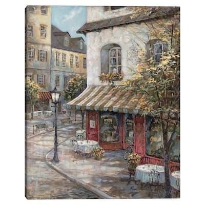 My Favorite Cafe by Ruane Manning Canvas Art Print