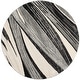 preview thumbnail 12 of 13, SAFAVIEH Retro Anoek Modern Abstract Rug 6' Round - Light Grey/Ivory - Round