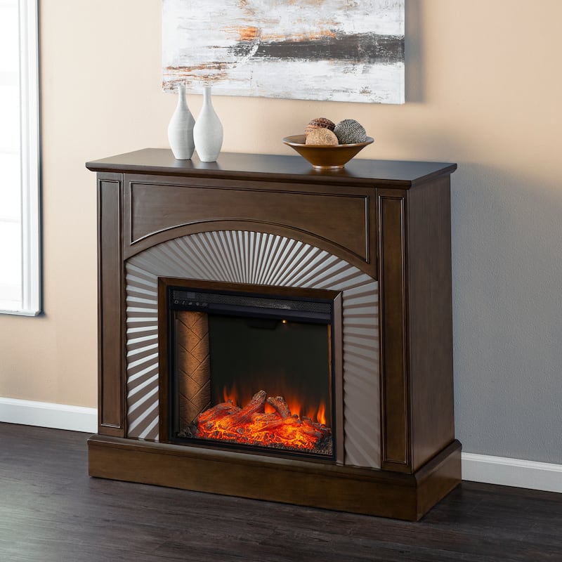 SEI Furniture Billingsdon Fireplace - 45"W x 16"D x 40"H