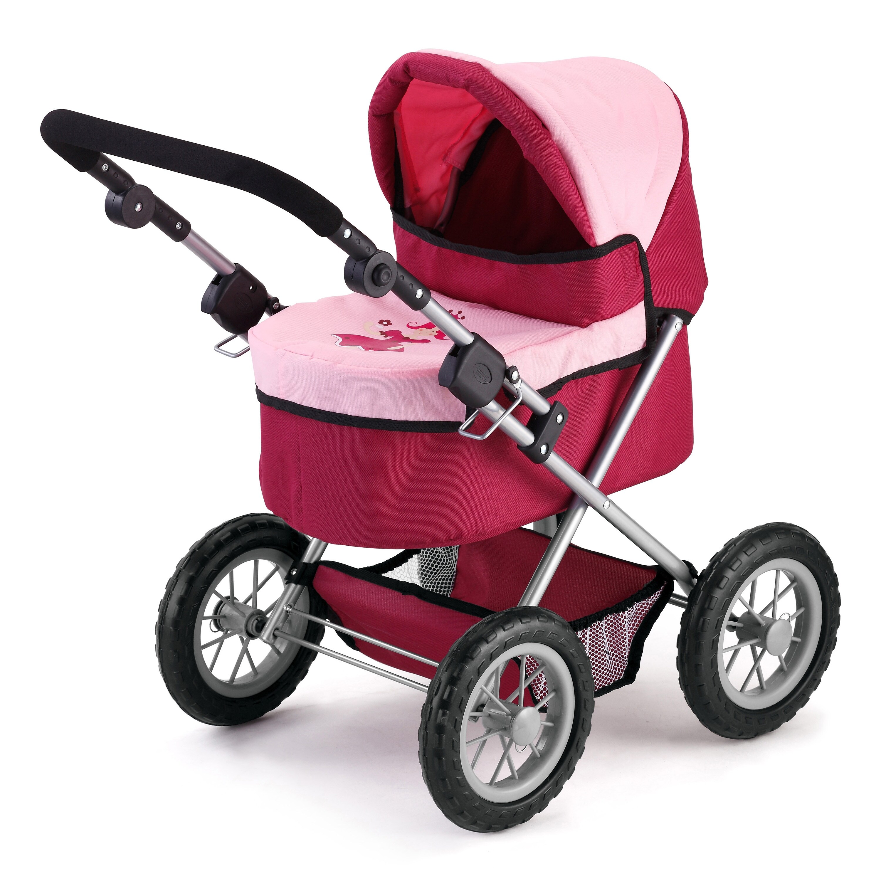 baby with pram toy