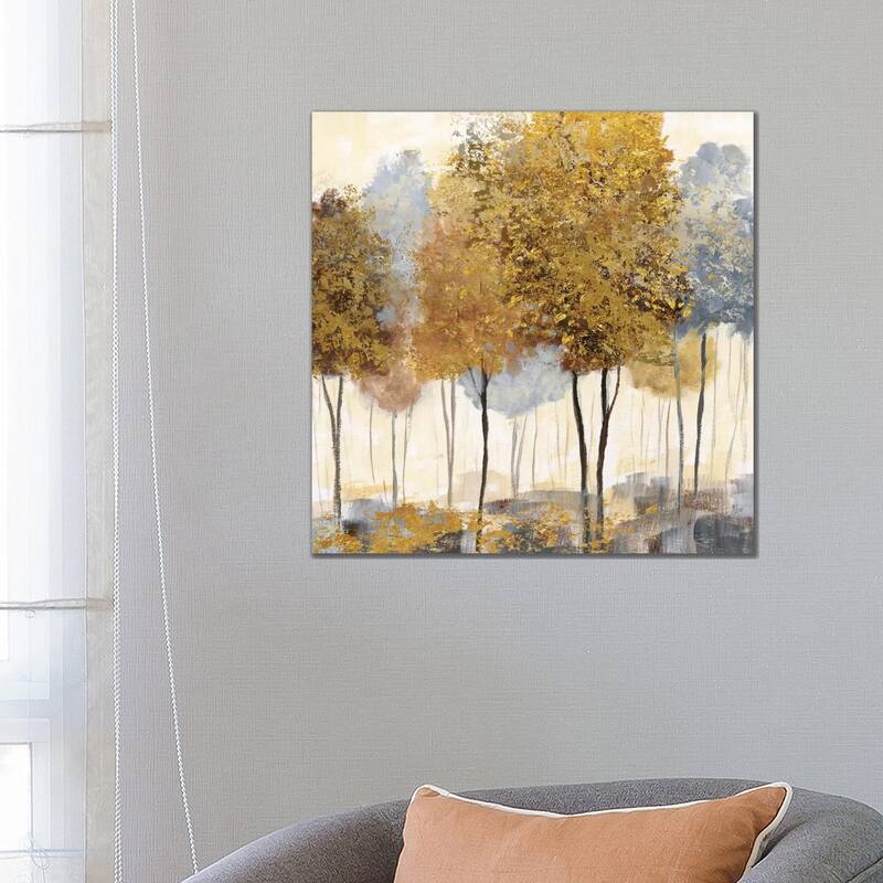 iCanvas "Metallic Forest II" by Nan Canvas Print - 26x26x1.5