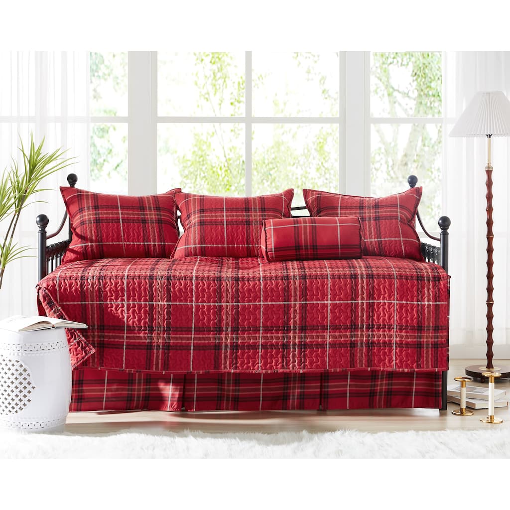 Vilano Plaid 6-piece Daybed Cover Set