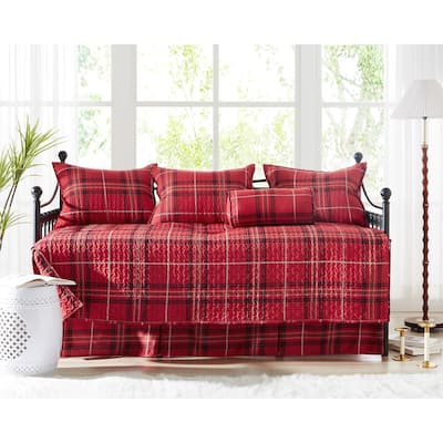 Vilano Plaid 6-piece Daybed Cover Set