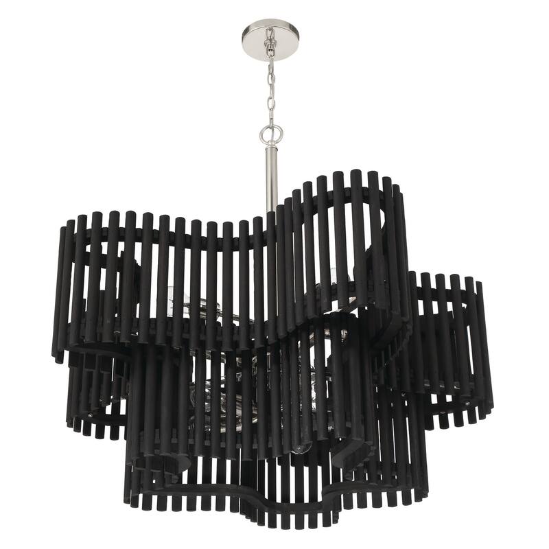 Craftmade 58410 Freeform 10 Light 36" Wide Waterfall Chandelier