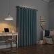 preview thumbnail 41 of 74, Sun Zero Cameron Thermal Insulated Total Blackout Grommet Curtain Panel, Single Panel