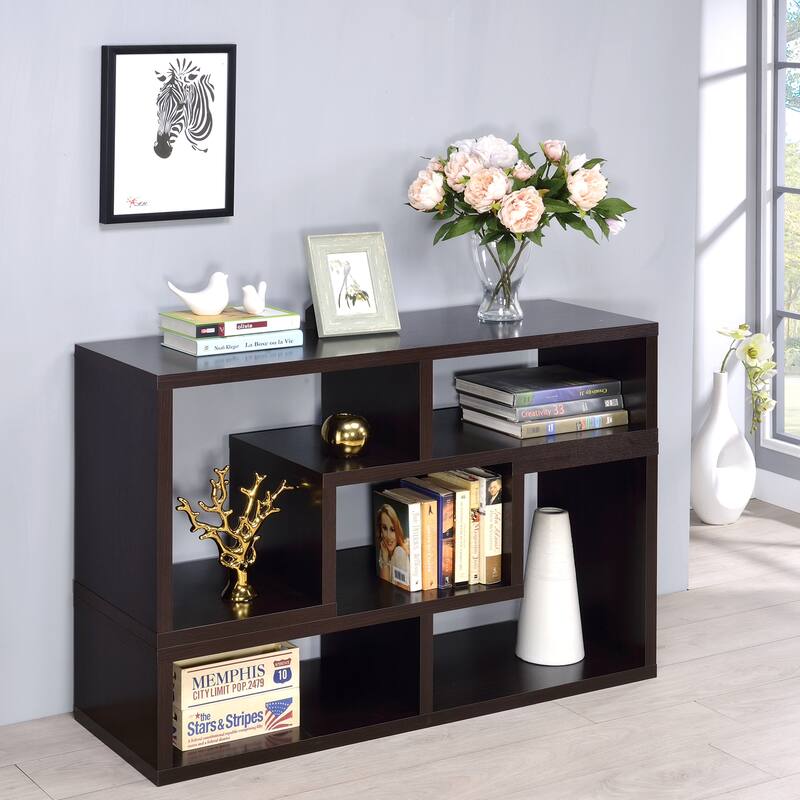 Modern Contemporary Multifunctional Design Display Cappiccino Bookcase Tv Console