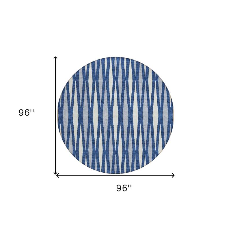 HomeRoots Geometric Transitional Rectangle Outdoor Rug