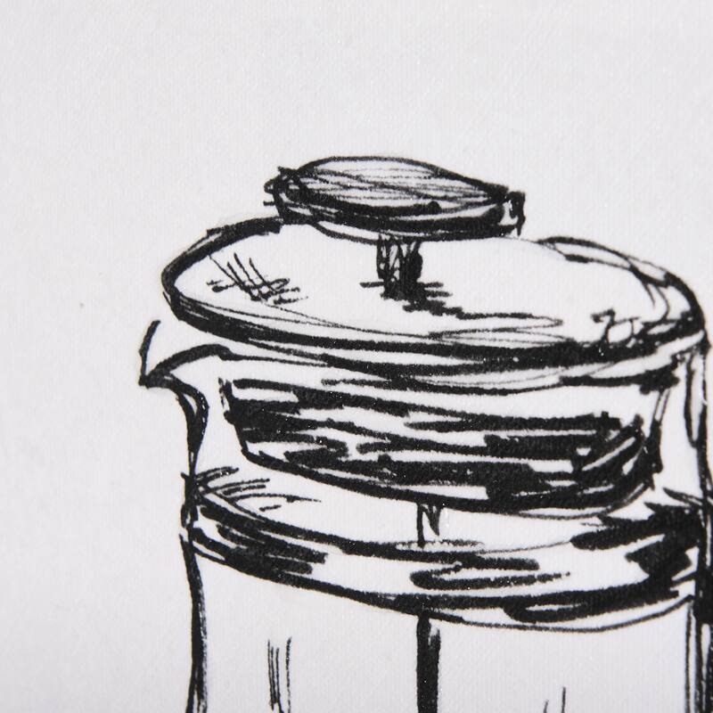 French Press (15 x 20) Canvas Art Print
