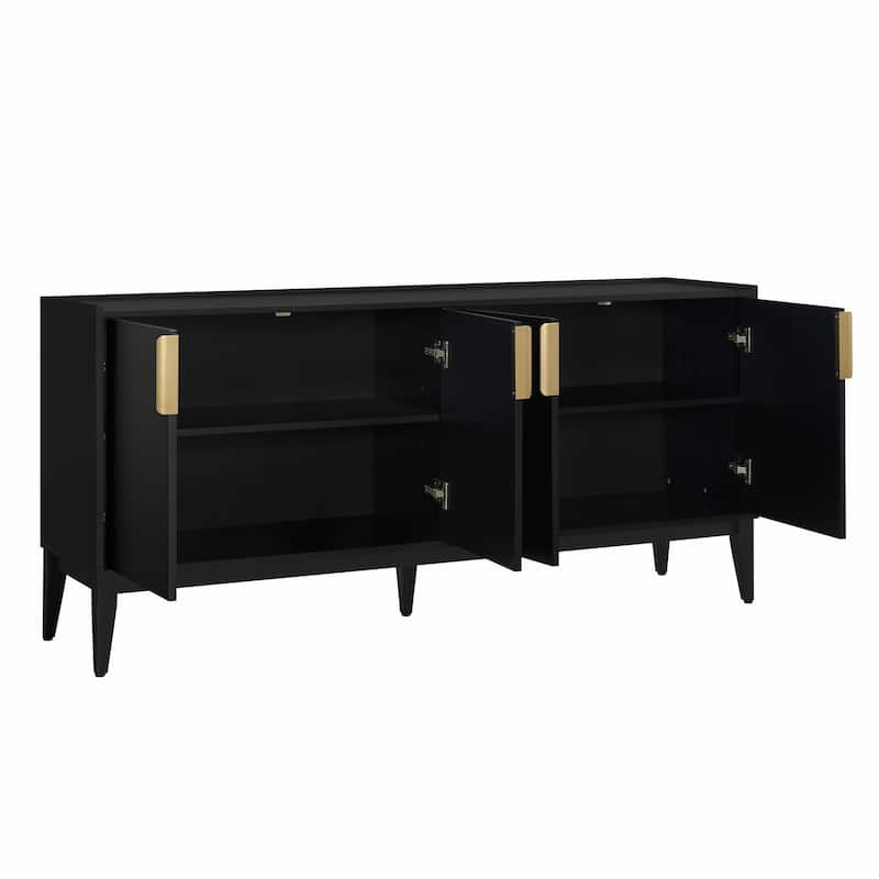 Storage Cabinet Sideboard Wooden Cabinet with 4 Doors