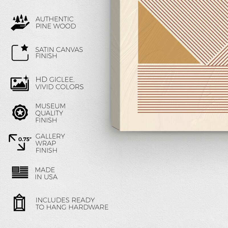 Wynwood Studio Canvas Abstract Earth News in Paper Brown and Modern & Contemporary Wall Art Canvas Print