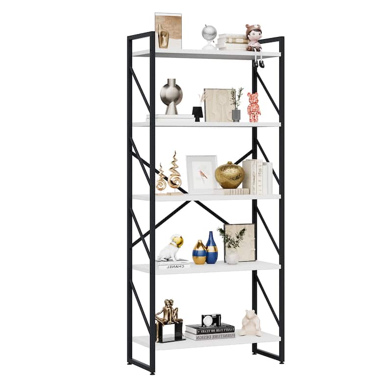 Futzca 5 Tier Storage Bookshelf