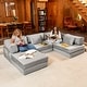 preview thumbnail 75 of 179, Jaxx Unsofa Modular Convertible Sectional Sofa with Fold Out King Sleeper Bed