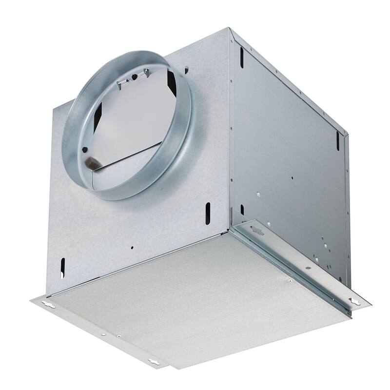 Broan L100EL 106 CFM Ceiling or Wall Mounted Commercial In-Line Fan - White