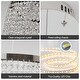 preview thumbnail 8 of 8, CurveCurio 15.7" Modern Luxury Hanging Light Elegance Crystal Pendant Chandelier - 15.7" * 15.7" * 7.9"