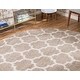 preview thumbnail 31 of 66, Contemporary Akiva Collection Area Rug 10' Round - Tan
