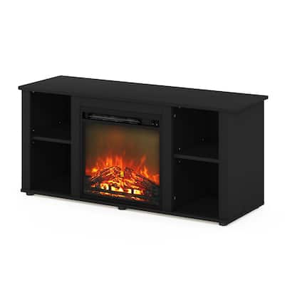 Furinno Jensen TV Stand with Fireplace
