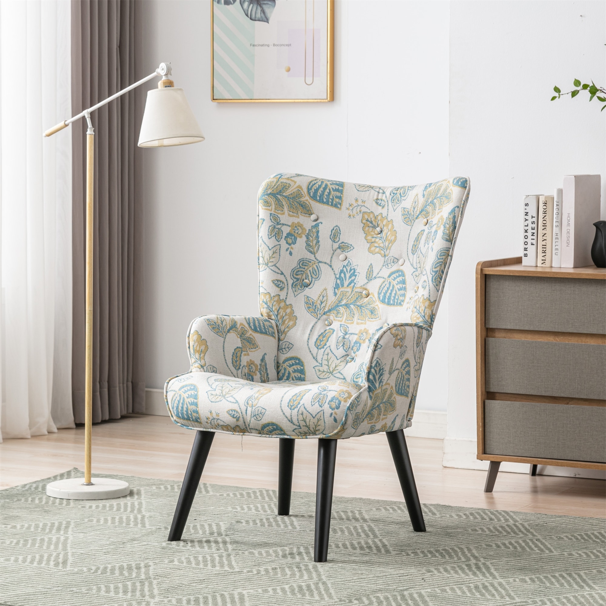 Printed living store room chairs