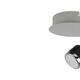 1 Light LED Lamp - Black; Chrome; Gray - Black; Chrome; Gray