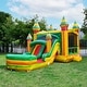 preview thumbnail 5 of 5, JumpOrange Fiesta Commercial Grade Bounce House Water Slide Combo with Attached Pool & Air Blower, Outdoor Inflatable Kids Play