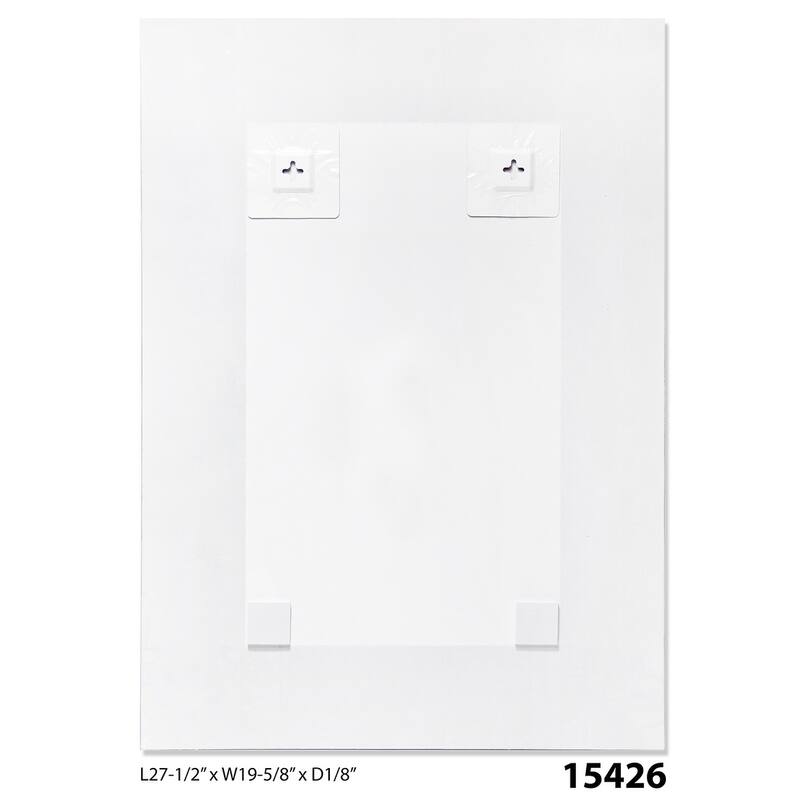 23.5 Inch Large Wall Mirror French Country by Infinity Instruments - 23.5 x 0.15 x 15.75