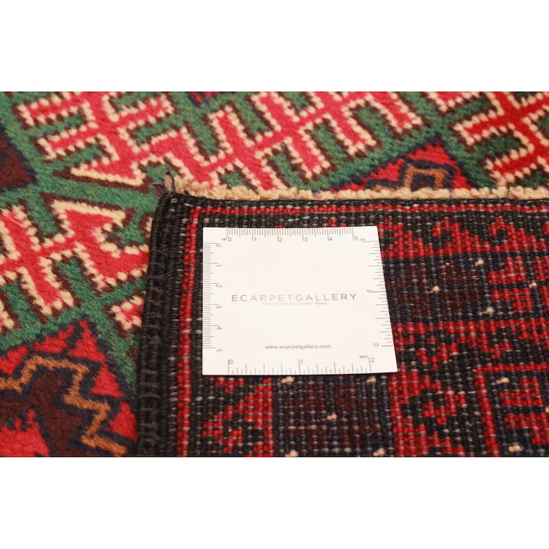 Teimani Red Rug 3'0" x 4'11" - 3'0 x 4'11