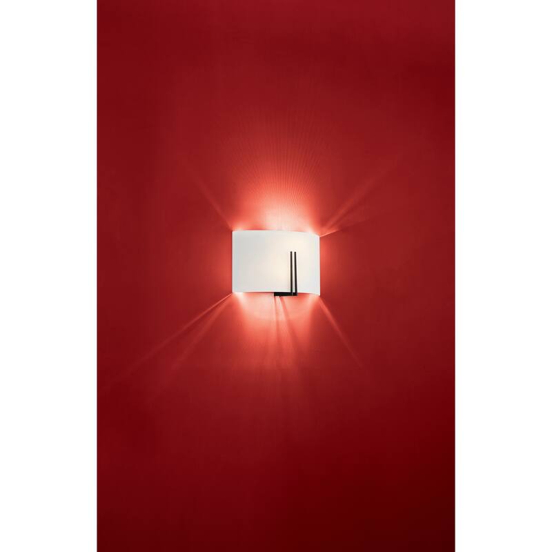 Prong Wide LED Wall Sconce - Matte Black