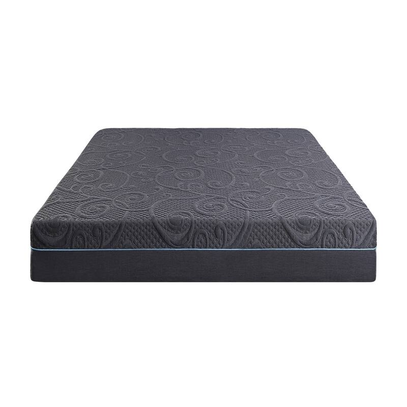 11" Bed Mattress Gel-Infused Memory Foam Hybrid Mattress in a Box - Grey - King