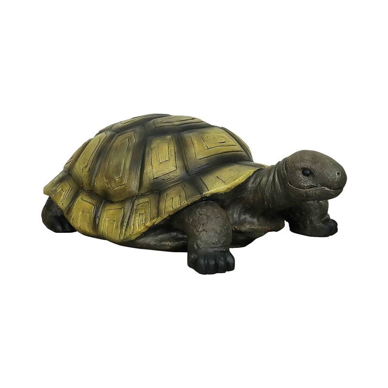 Garden Turtle Statue, Outdoor Concrete Tortoise Statue for Home Decor
