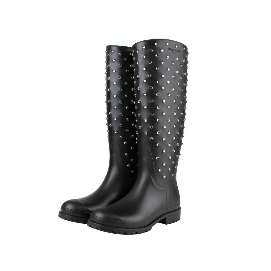 rain boots with studs
