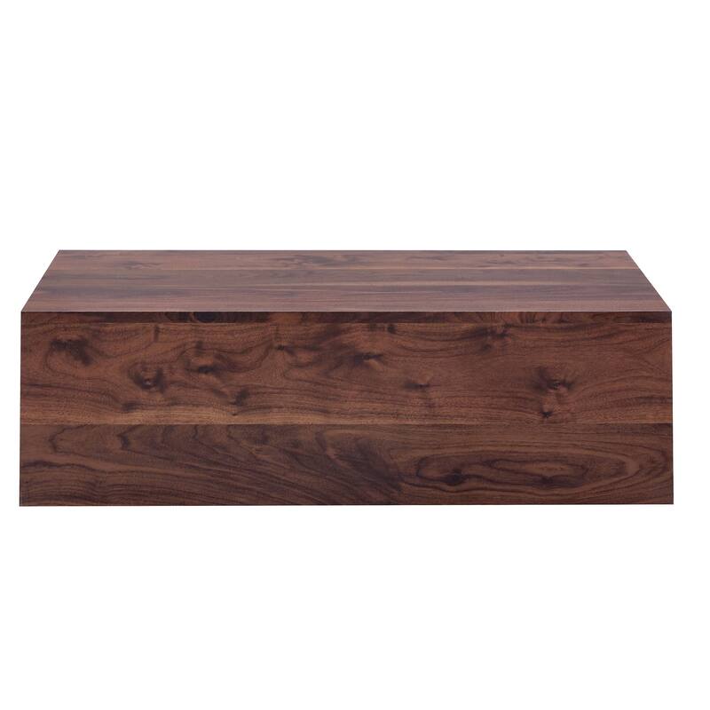 Rectangular Wooden Coffee Table, Living Room Center Table