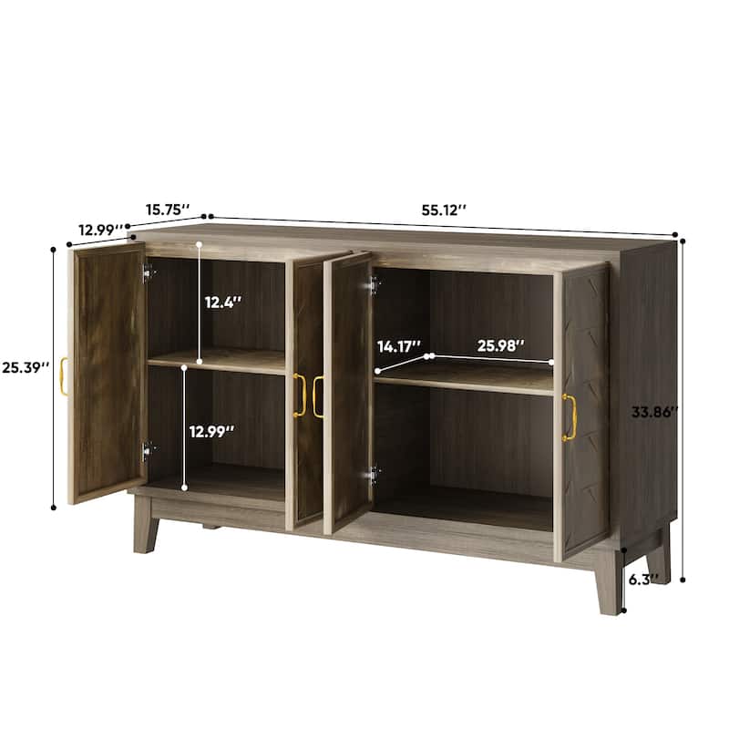 Sideboard with storage cabinet