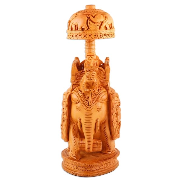 slide 2 of 5, Novica Handmade Majestic Heritage Wood Sculpture (Large)