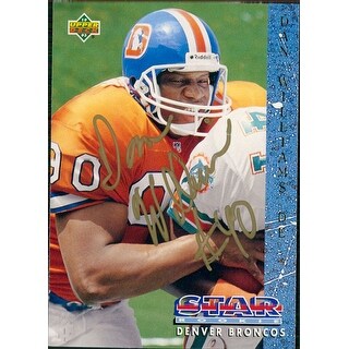 Shop Signed Williams Dan Denver Broncos 1993 Upper Deck Football