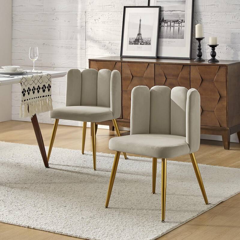 Anjela Side Chair with Tufted Back Set of 2