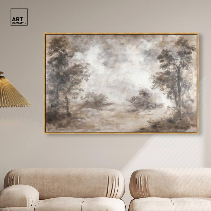 Veiled in Fog Canvas by Art Remedy