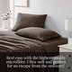 preview thumbnail 37 of 101, Vilano 21-inch Extra Deep Pocket 4-Piece Bed Sheet Set with Pleated Hem