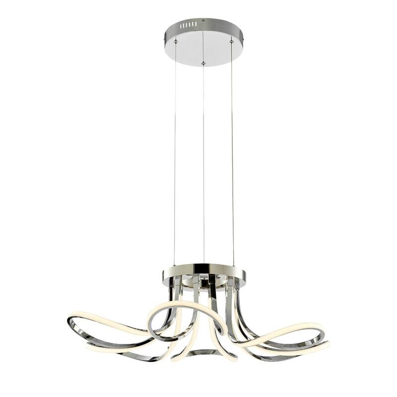 6 Petals Integrated LED Dimmable Chandelier with Smart Dimmer Included