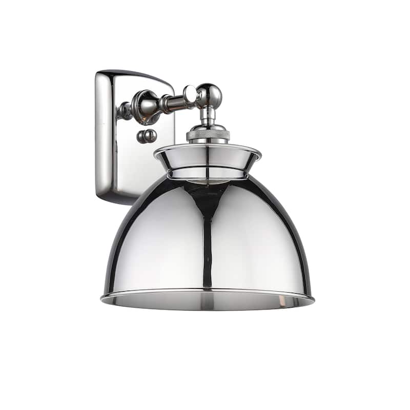 Innovations Lighting 516-1W-12-9 Adirondack Sconce Adirondack 12" Tall - Polished Chrome
