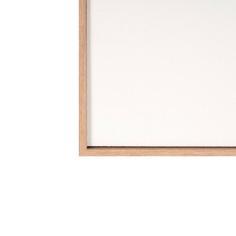 HomeRoots Modern Geo Shapes Brown Shadowbox Wall Art