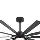 preview thumbnail 36 of 37, 72"/80" Large Windmill Ceiling Fan with Light and Remote(10 Reversible Blades)