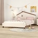 preview thumbnail 7 of 52, Platform bed with house shaped headboard