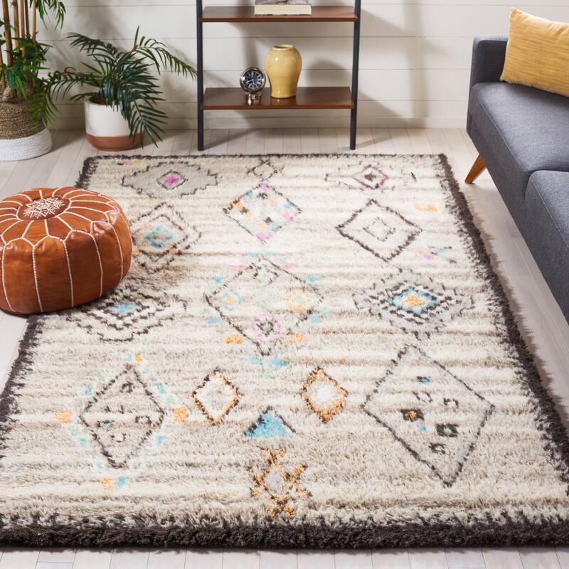 SAFAVIEH Hand-knotted Kenya Gaida Southwestern Tribal Wool Rug