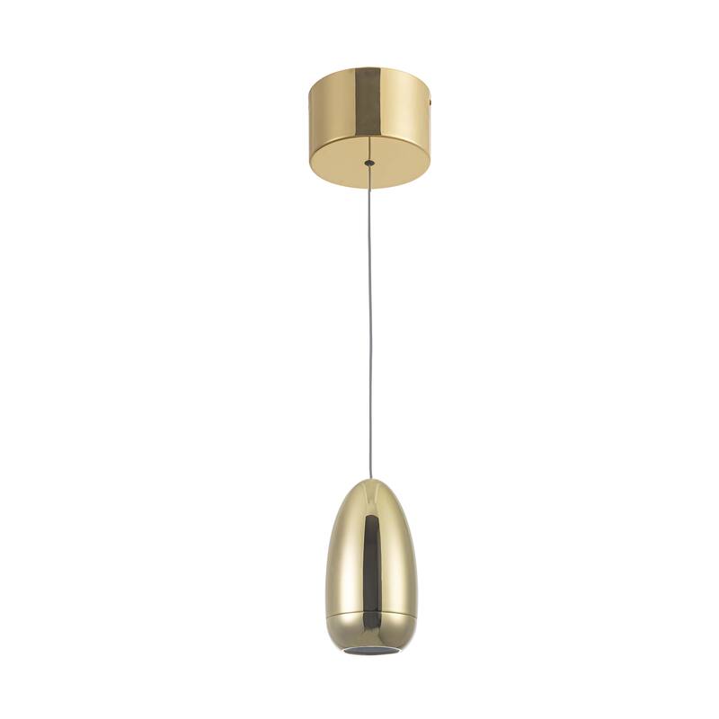 Royal Pearl Collection Integrated LED Pendant, Gold