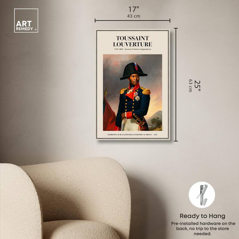 Toussant Louverture Canvas by Art Remedy