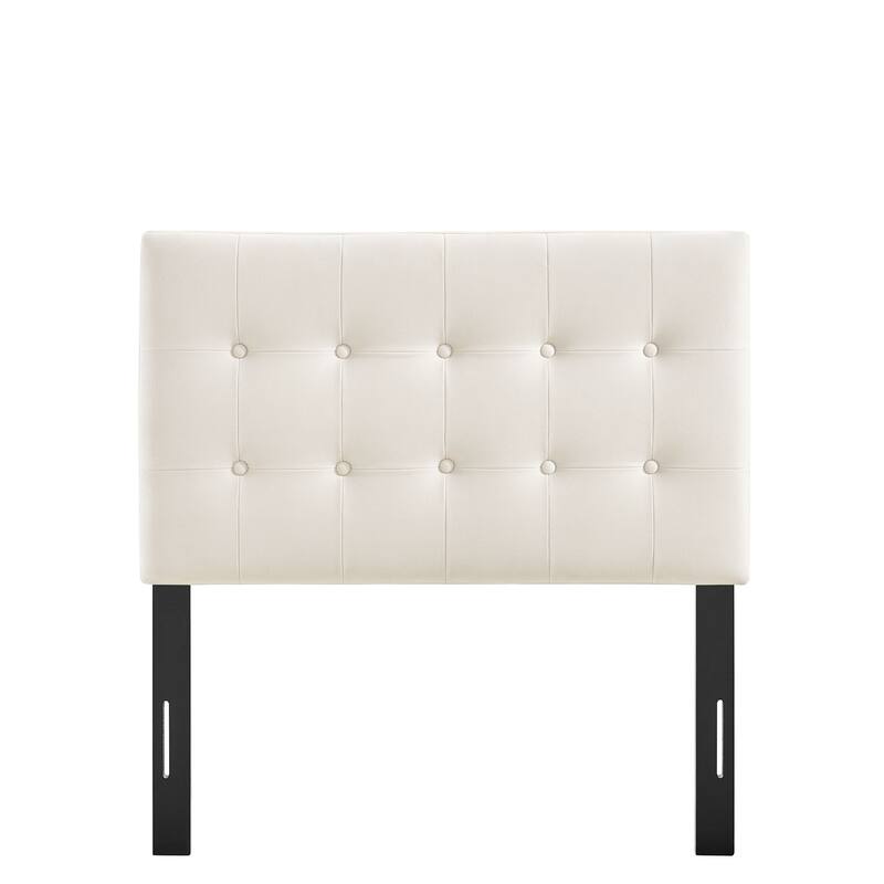 Emily Biscuit Tufted Performance Velvet Headboard
